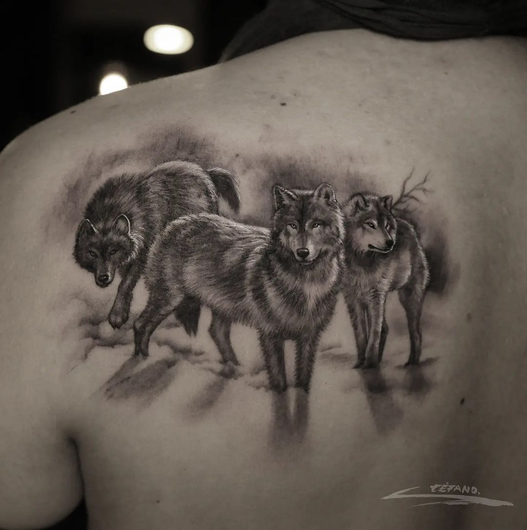 A really fun 3 headed wolf  Treasure Coast Tattoo Co  Facebook