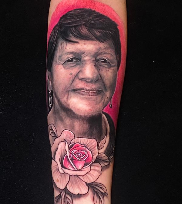Tattoo from Julian Gonzalez Angel Rose Tattoo