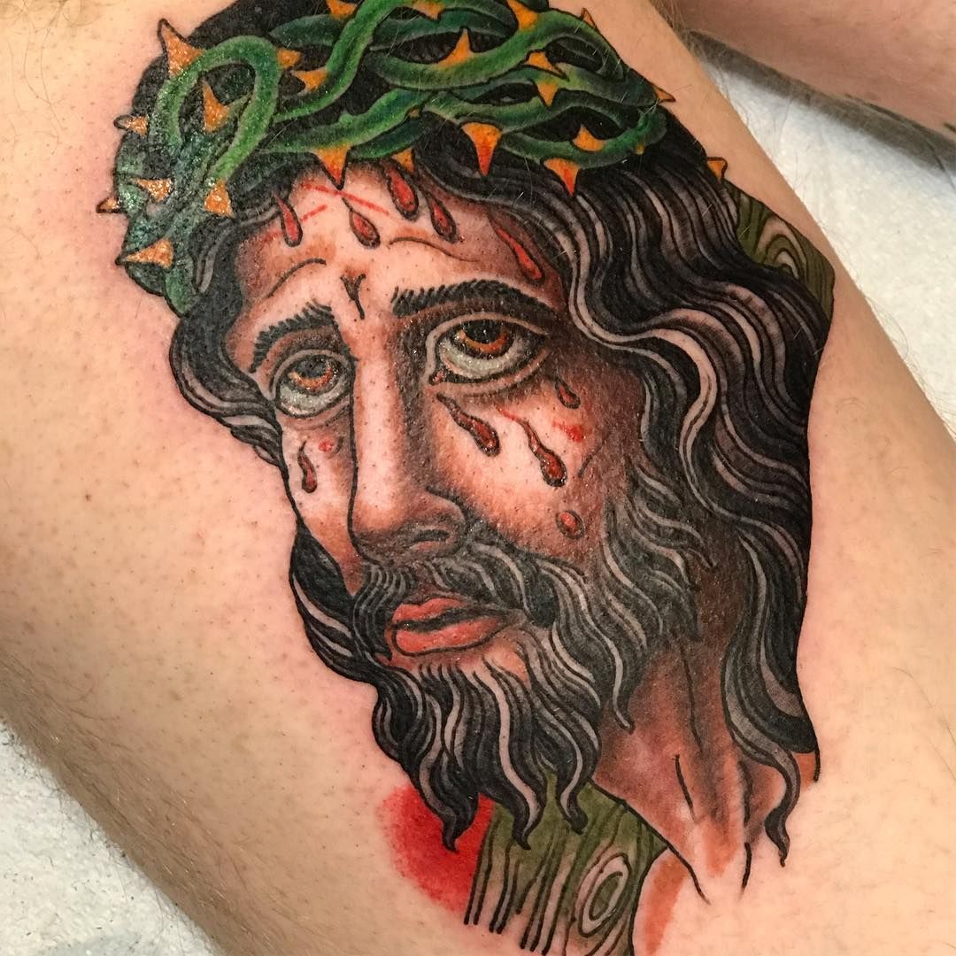 Jesus christ tattoo hi-res stock photography and images - Alamy