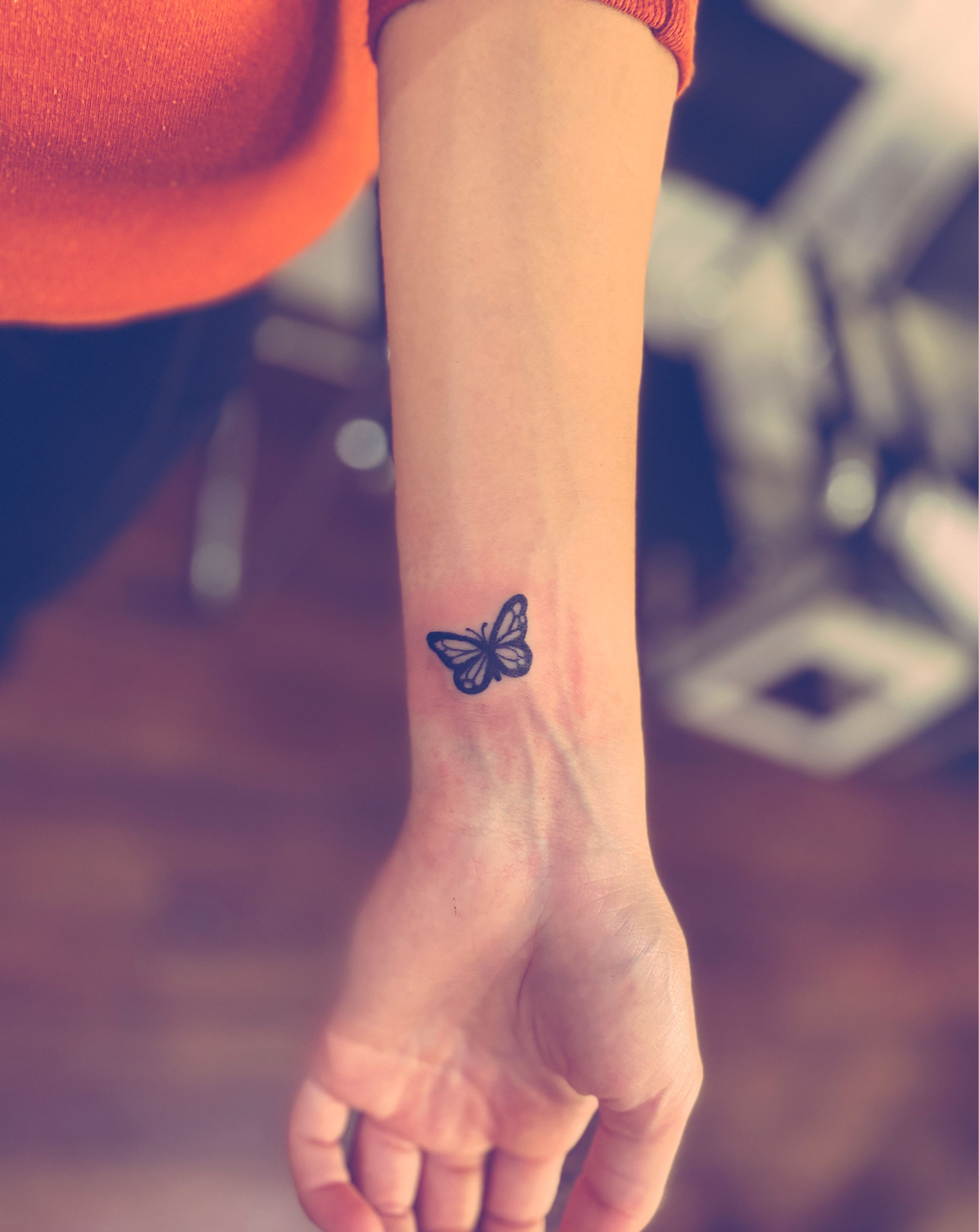 Tattoo uploaded by Rachael  Cute tiny butterfly  Tattoodo