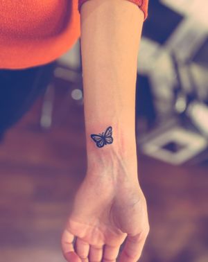 Cute tiny butterfly