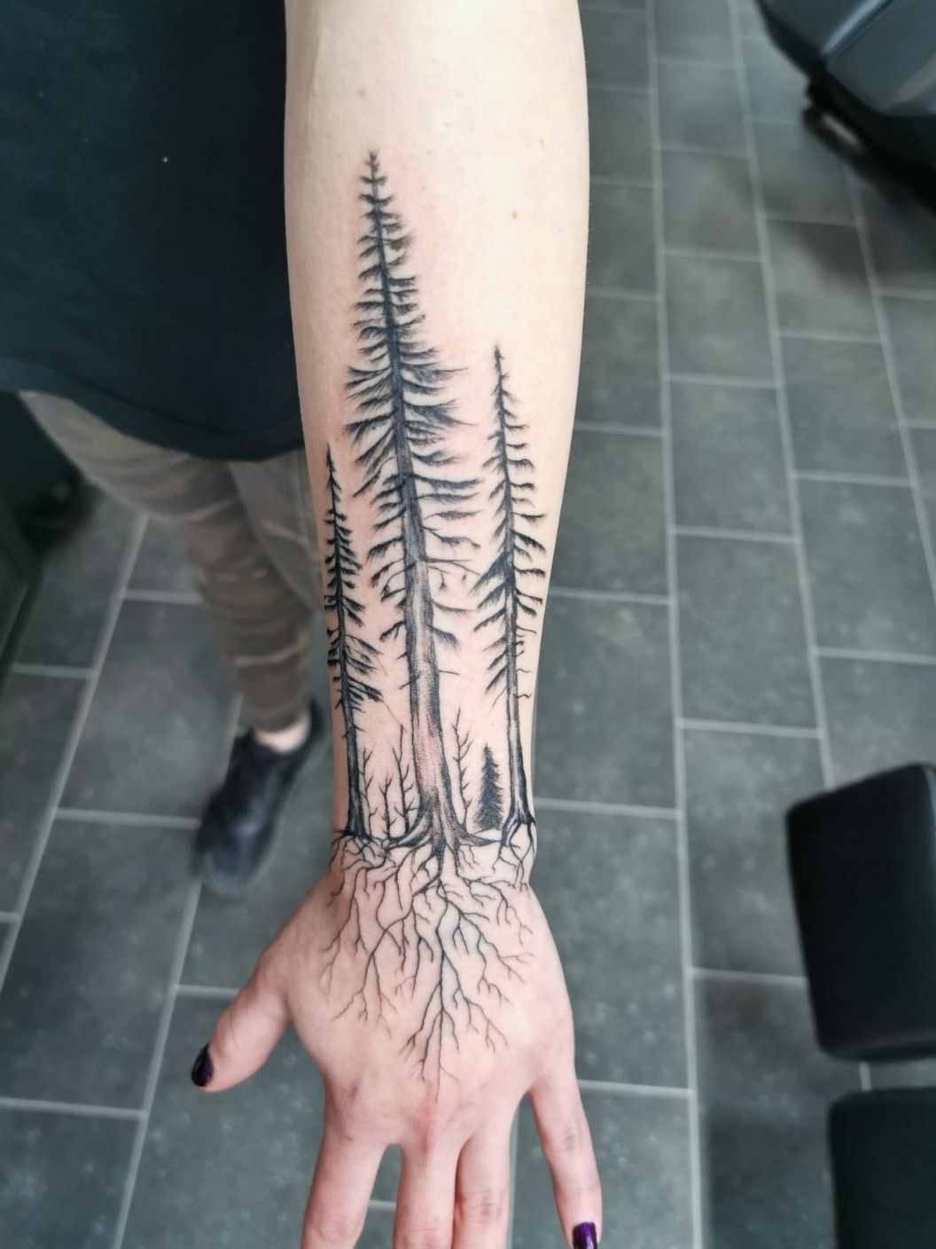 Unify Tattoo Company : Tattoos : Edwardemar Bonilla : Tree tattoo