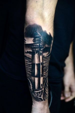 #lighthousetattoo #faroltattoo #farol #lighthouse #thiagopadovani