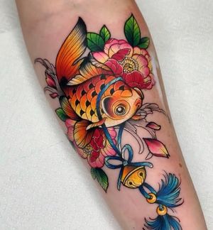 #fish #goldfish #colored