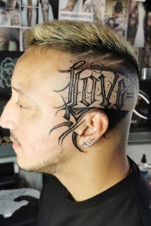 Cool head tattoo yesterday really enjoy tattooing heads. 