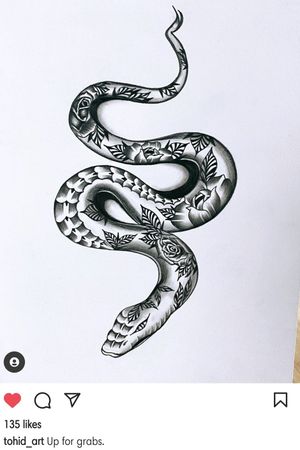 Beautiful snake by Tohid_art 