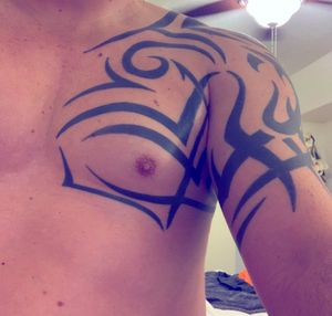 Tribal chest piece I had done 