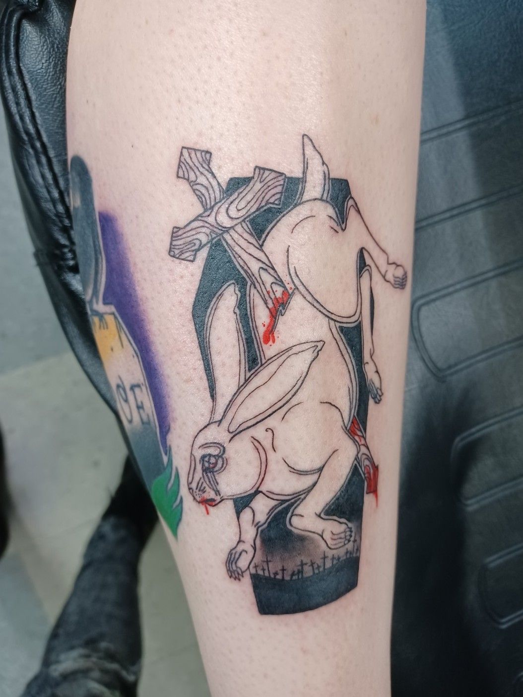 Killer Rabbit of Caerbannog (Monty Python Rabbit) - Nice tat. | Facebook