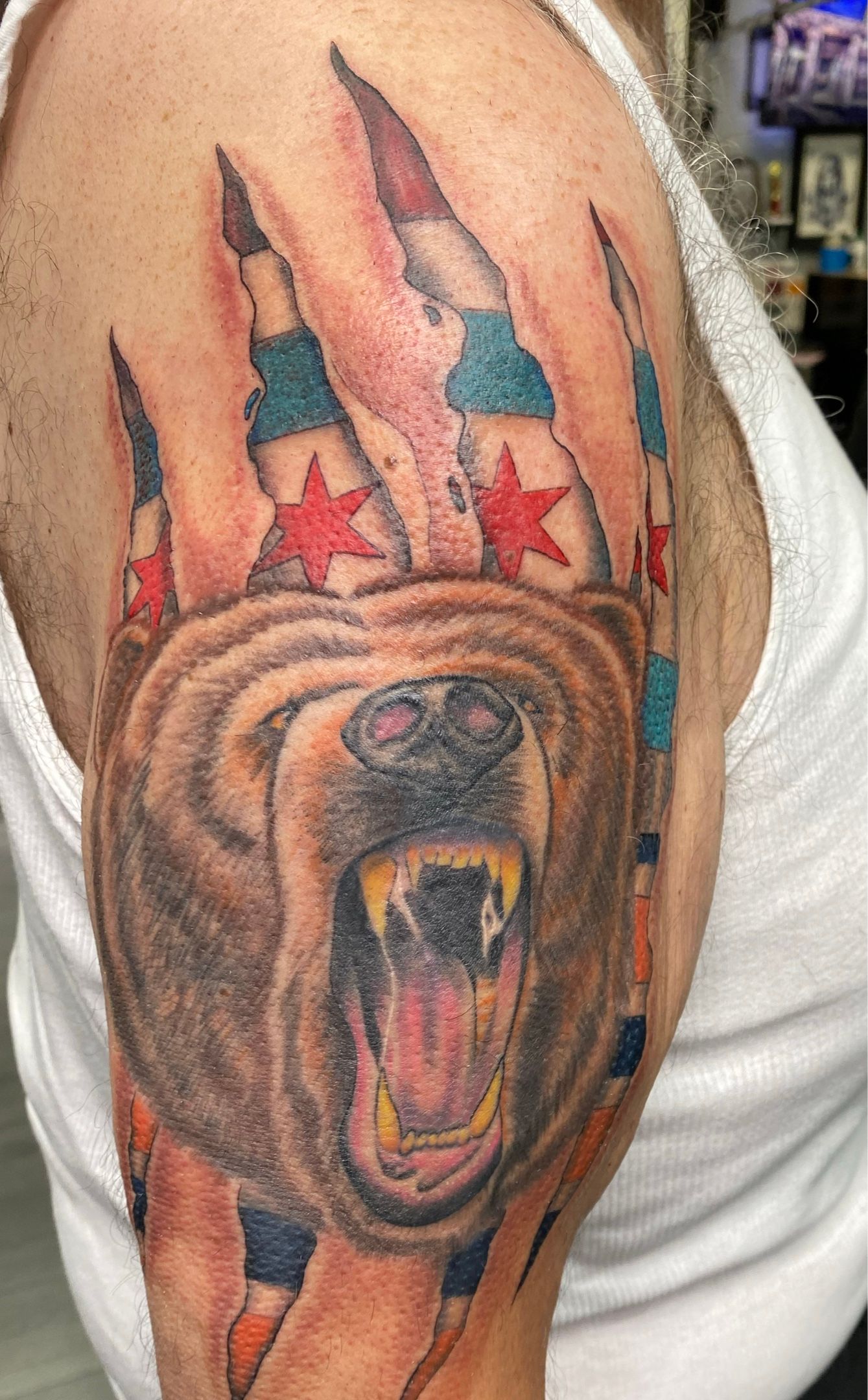Cubs fans wondrous leg tattoos are the definition of art  MLBcom