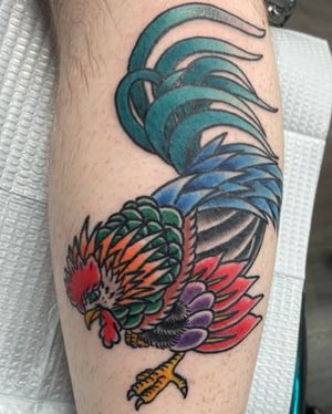 Japanese style rooster 