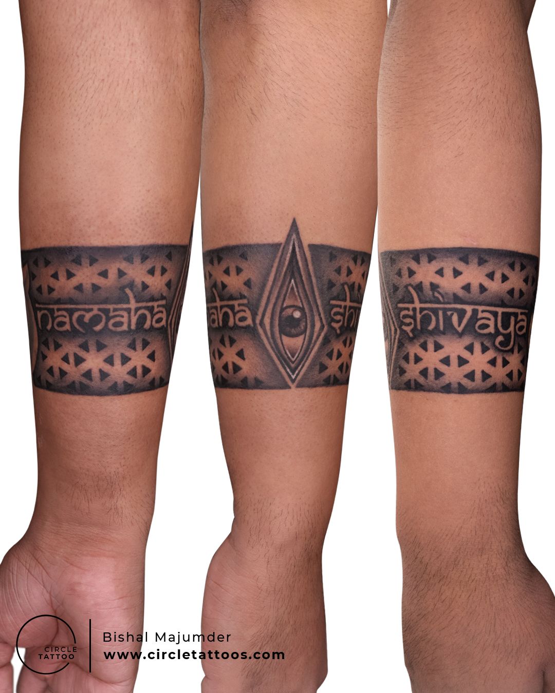 Arm Ring Tattoo Appliques Waterproof Temporary Tattoo Arm - Temu