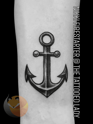 Nice simple anchor for a first tattoo! Firsts are always fun to do.....#anchor #AnchorTattoo #TraditionalTattoo #BlackAndGray #AmericanTraditional #ForearmTattoo #tattoos #BodyArt #BodyMod #modification #ink #art #QueerArtist #QueerTattooist #MnArtist #MnTattoo #TattooArt #TattooDesign #TheTattooedLady #TattooedLadyMN #NikkiFirestarter #FirestarterTattoos #firestarter #MinnesotaTattoo #MNtattooers #DarkLab #FKiron #EternalInk #Saniderm #H2Ocean