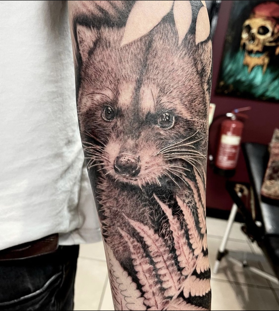 Share 70+ Raccoon Skull Tattoo Best - In.cdgdbentre