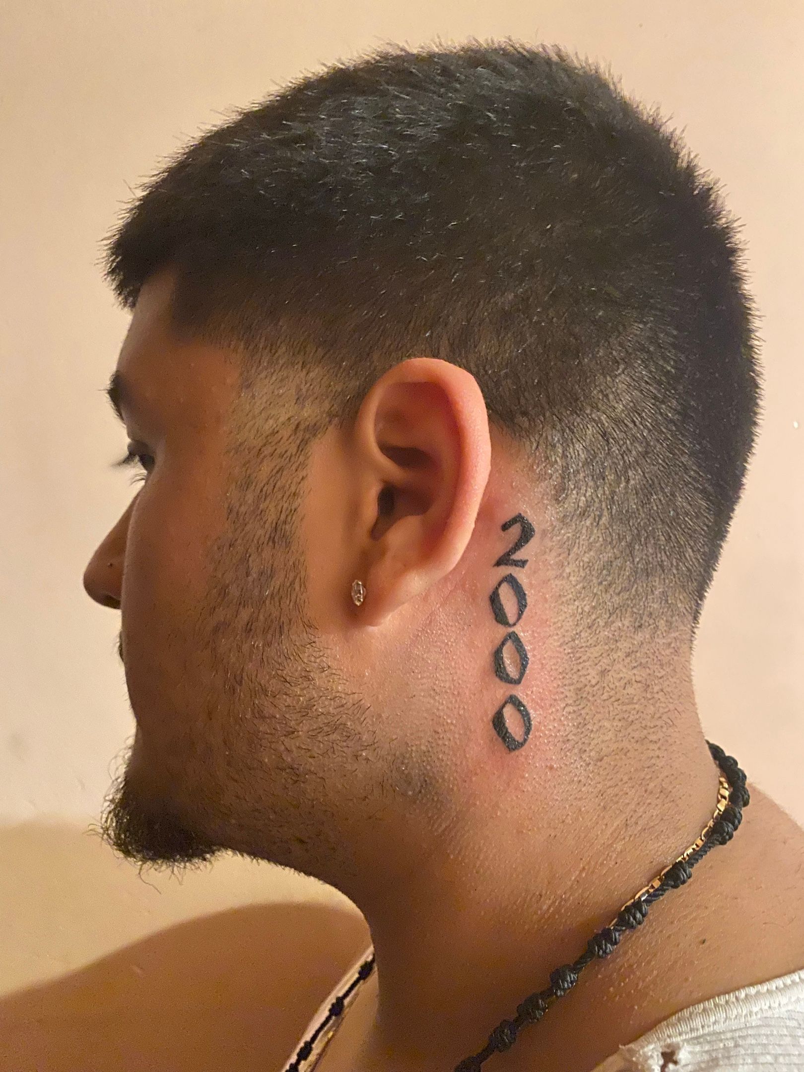 20 Behind The Ear Word Tattoos