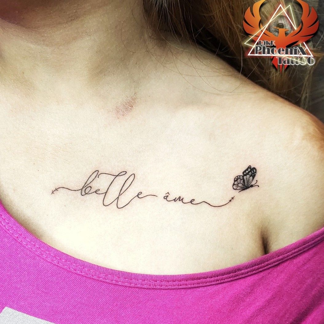 Belle Ame Tattoo  Script Tattoo  Name Tattoo  Nilesh Shriram  Eyeconic  Tattooz  Hand Tattoo   YouTube