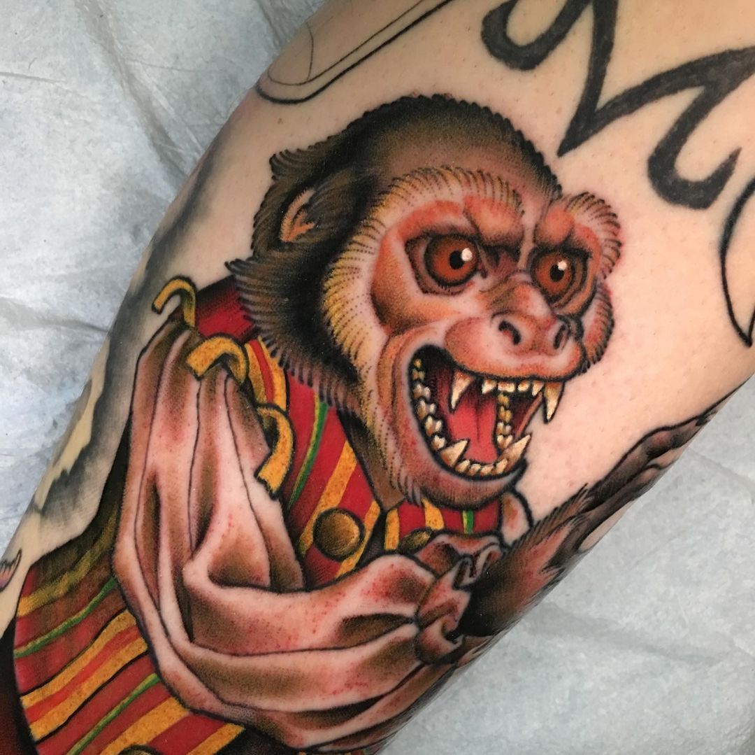 Monkey Tattoo Stick - Etsy