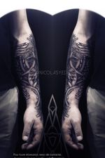 Nordique and neo viking raven tattoo pagan Norse by nicolasyede 