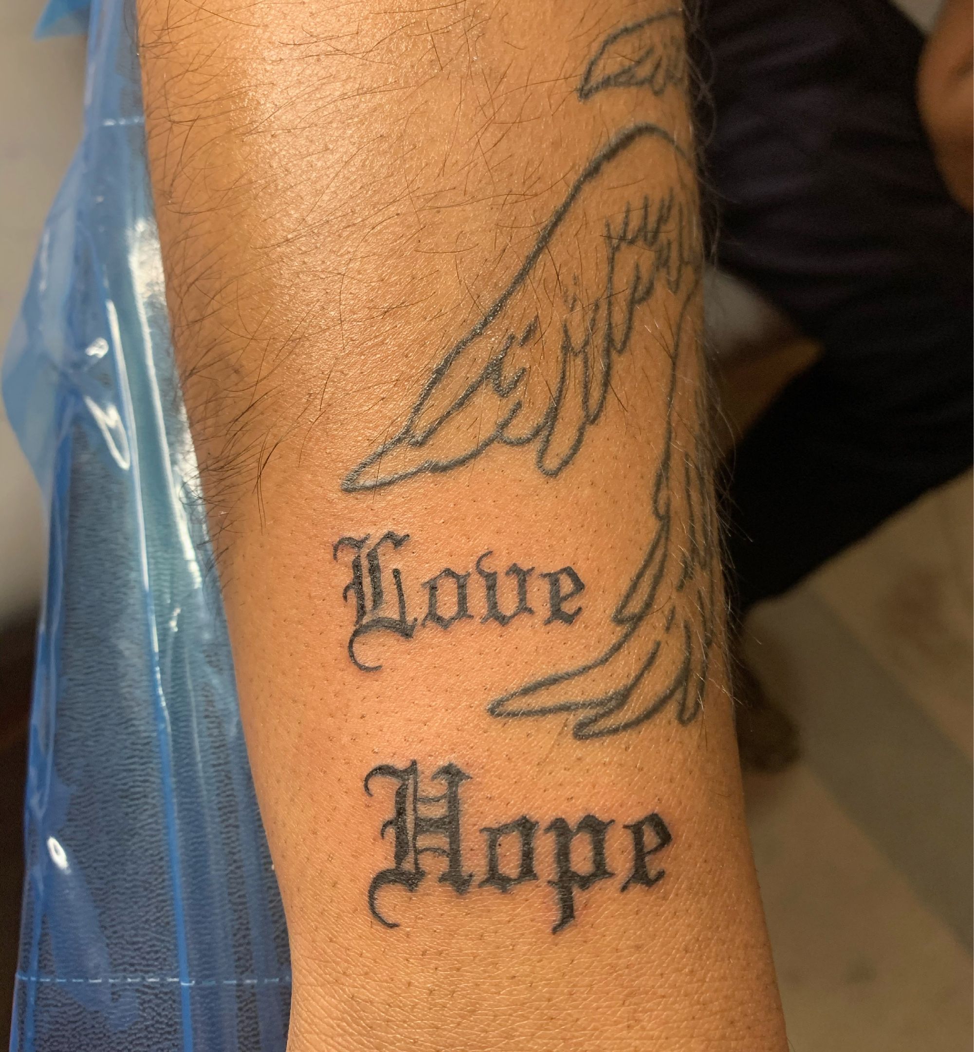 Hope tattoo finger tattoo design | Hand and finger tattoos, Finger tattoos, Hope  tattoo