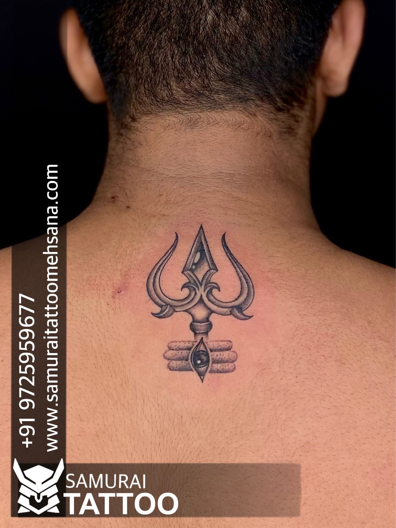 Trishul Tattoo on Hand with Mahamrityunjay Mantra: Embrace the Divine  Symbolism