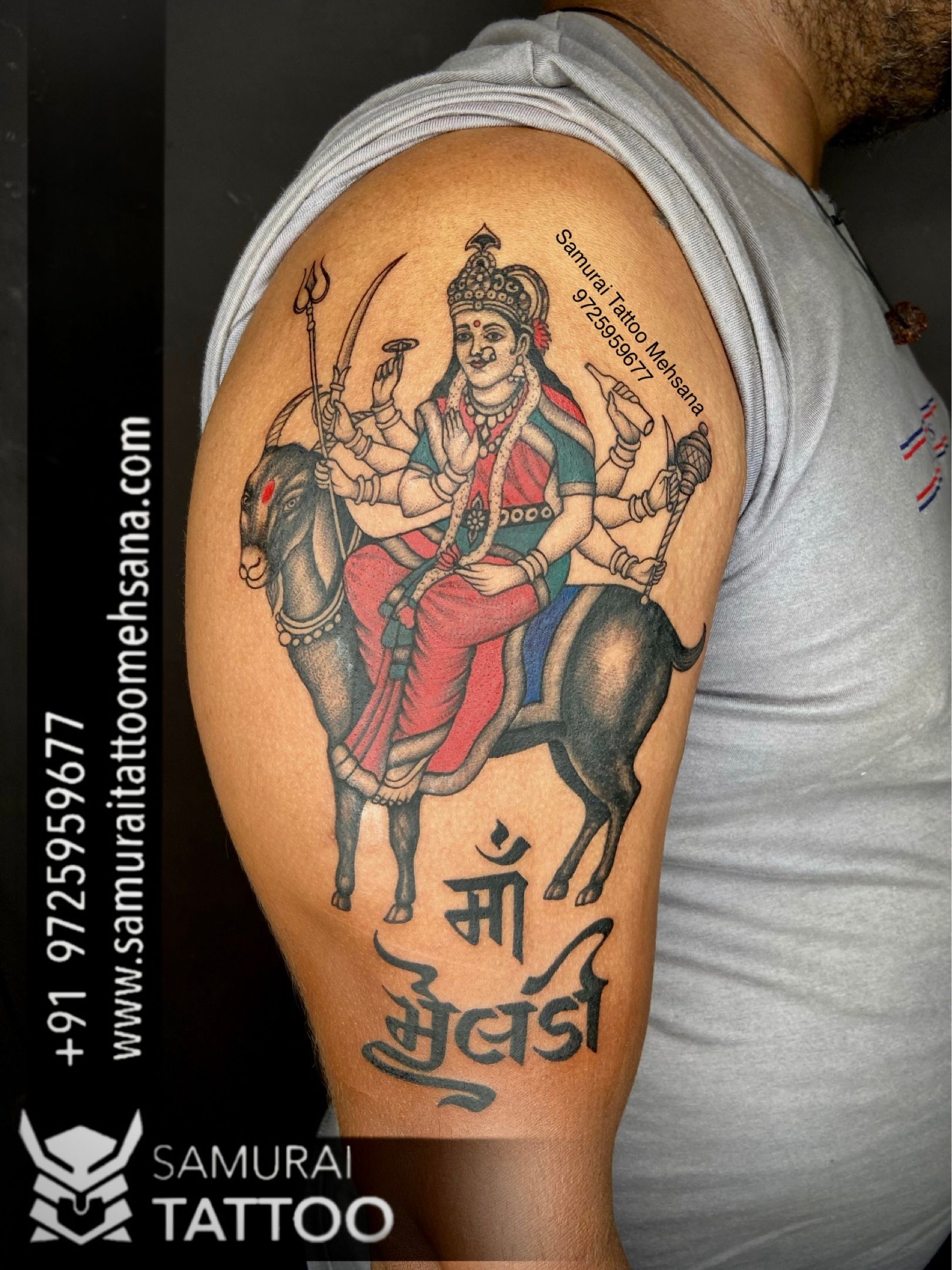 Tattoo uploaded by Vipul Chaudhary  Meldi maa tattoo Maa meldi tattoo Meldi  maa nu tattoo Meldi mataji nu tattoo  Tattoodo
