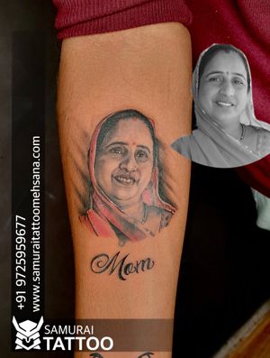 Portrait tattoo |tattoo for mom dad |face tattoo |portrait tattoo for mom |tattoo for mom 