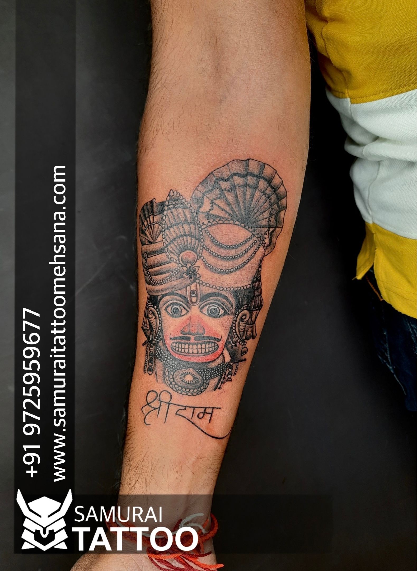 hanuman ji tattoo |Hanuman tattoo |Bajrangbali tattoo |Hanuman ji nu tattoo  | Trishul tattoo designs, Hanuman tattoo, Cover tattoo