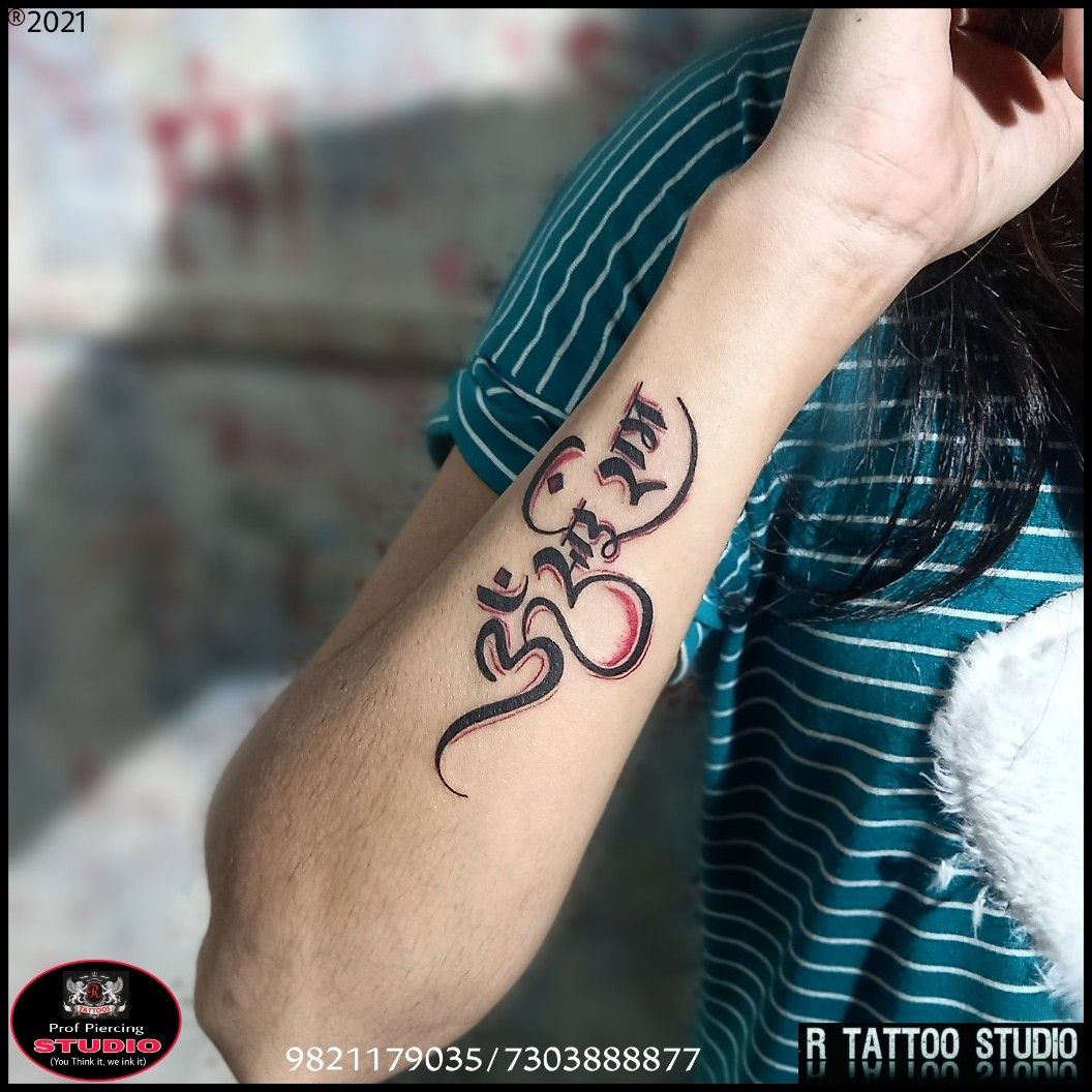Tattoo uploaded by Rtattoo studio • #saibabatattoo #omsairamtattoo #saibaba  #shirdisai #shirdisailove #rtattoo_studio #saibabablessings #sainame  #saishirdi #baba #tattooday #tattoogirl #tattooart • Tattoodo