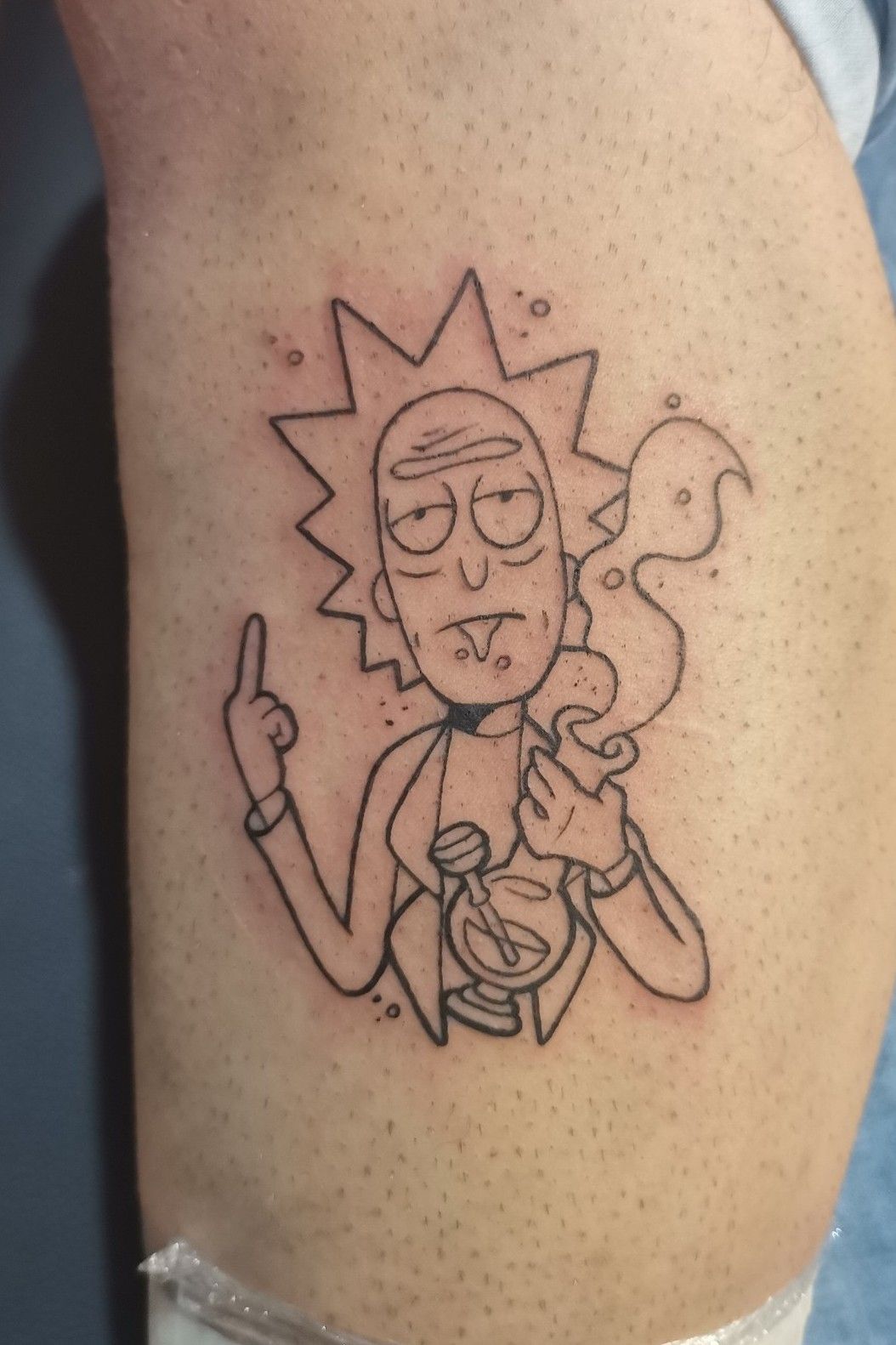 Top 63 Best Rick and Morty Tattoo Ideas  2021 Inspiration Guide  Rick  and morty tattoo Tattoos for guys Tattoo designs men
