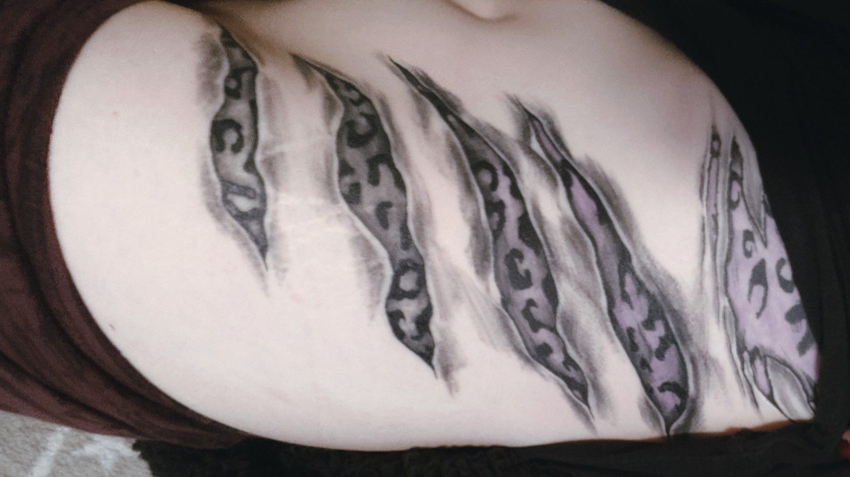Tattoo uploaded by terrormietze • #leopard #scratch • Tattoodo