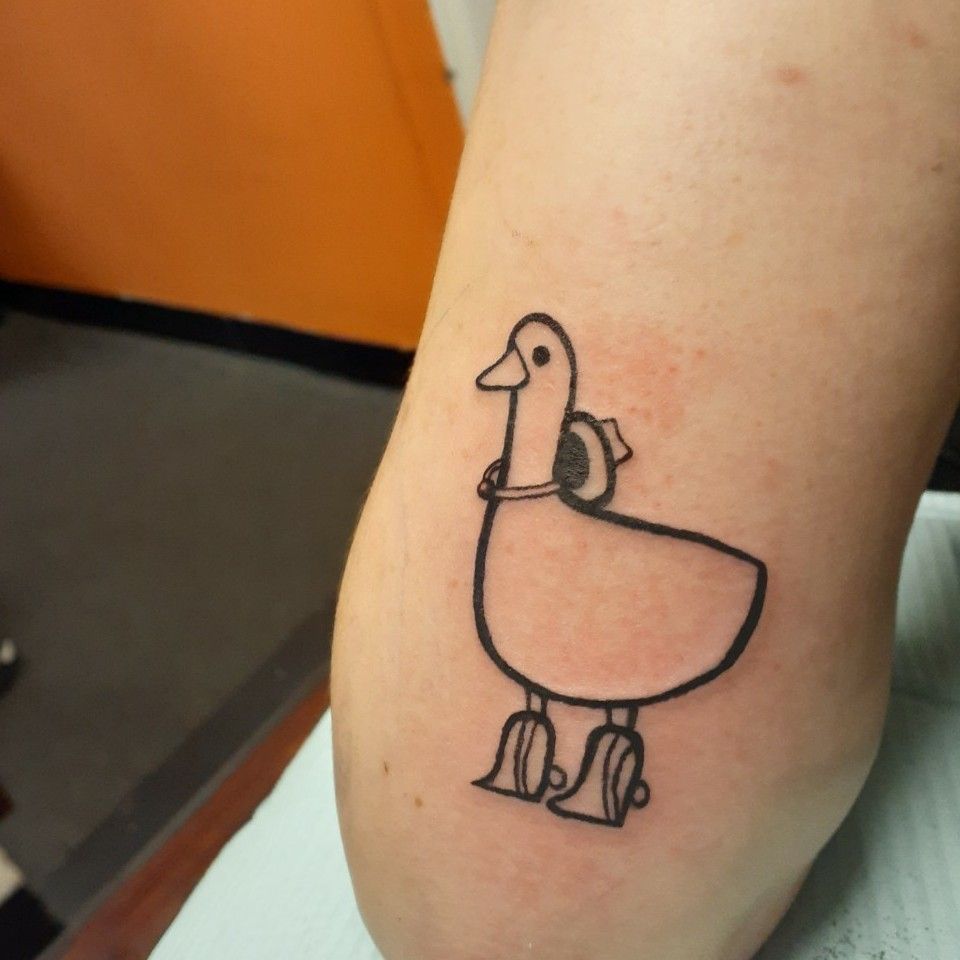 Tattoo uploaded by MJ Brownson  Silly Goose  Tattoodo