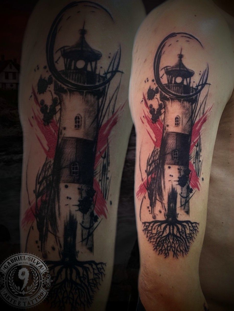 Lighthouse by Drew Giles TattooNOW