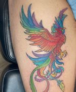 Rainbow Phoenix for new beginnings 