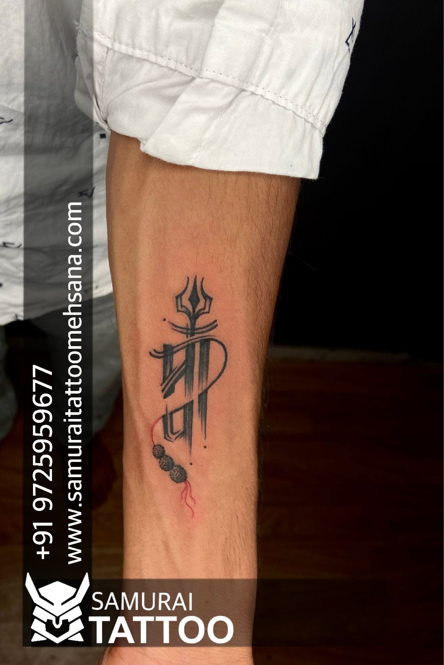 Maa Paa Typography Tattoo on Wrist  Ace Tattooz