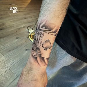You're planning to get your arm inked? 🃏 It's time to book for your next tattoo with Felipe  Book here : hello@blackhatdublin.com @flanfredi   #tattooflash #tattooing #tattoosofinstagram #tattoostudio #tattooink #tattoodesign #tattooist #tattooed #inkaddict #tattoolove #tattoos #symboltattoo #tattooartist #tattoolife #tattooshop #tattoo #tattoooftheday #astattoo #inked #bodyart #inkedup #wristtattoo #cardstattoo
