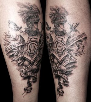 Tatuaje Escudo Gimnasia y Esgrima La Plata - Facundo Pereyra Ochi