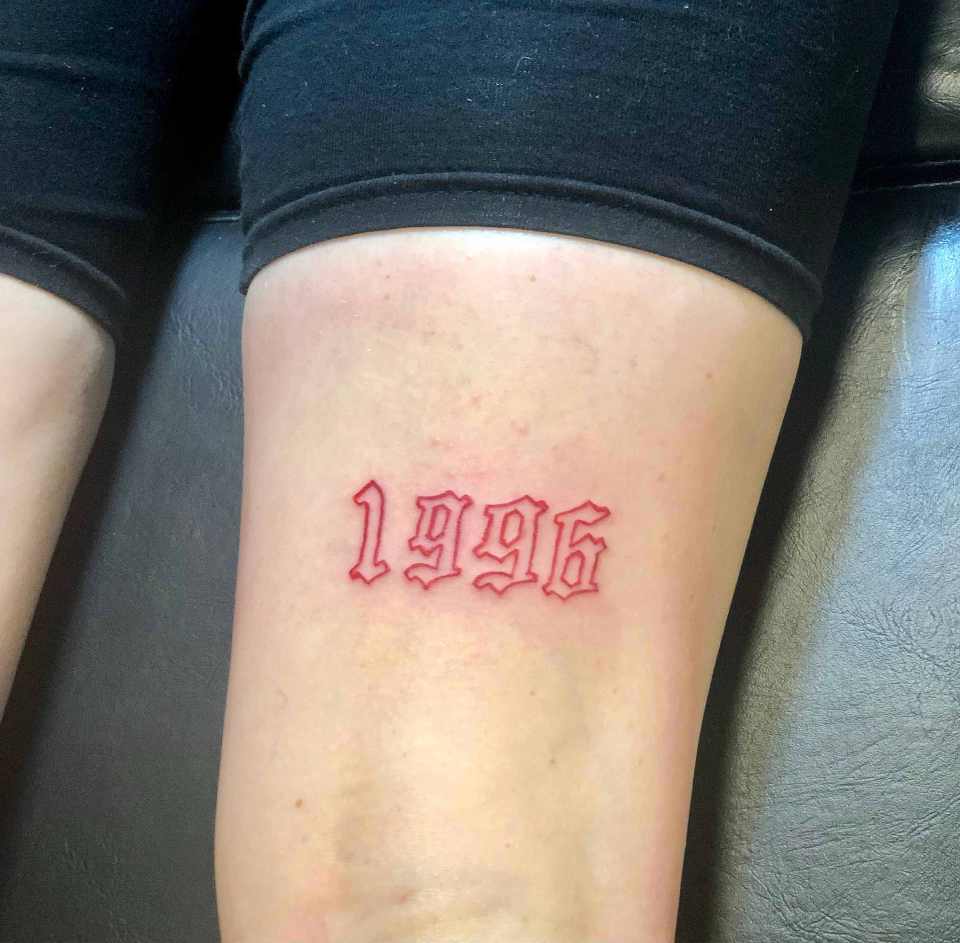 Diminki Tattoo  tattoo tattoochania legtattoo 1996 lettering  letteringtattoo numbers numberstattoo  Facebook