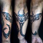 #arraiatattoo #arraia #mantaray #mantaraytattoo #maori #maoritattoo