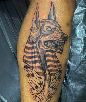 Anubis done at Enigma Tattoo Beverly Hills