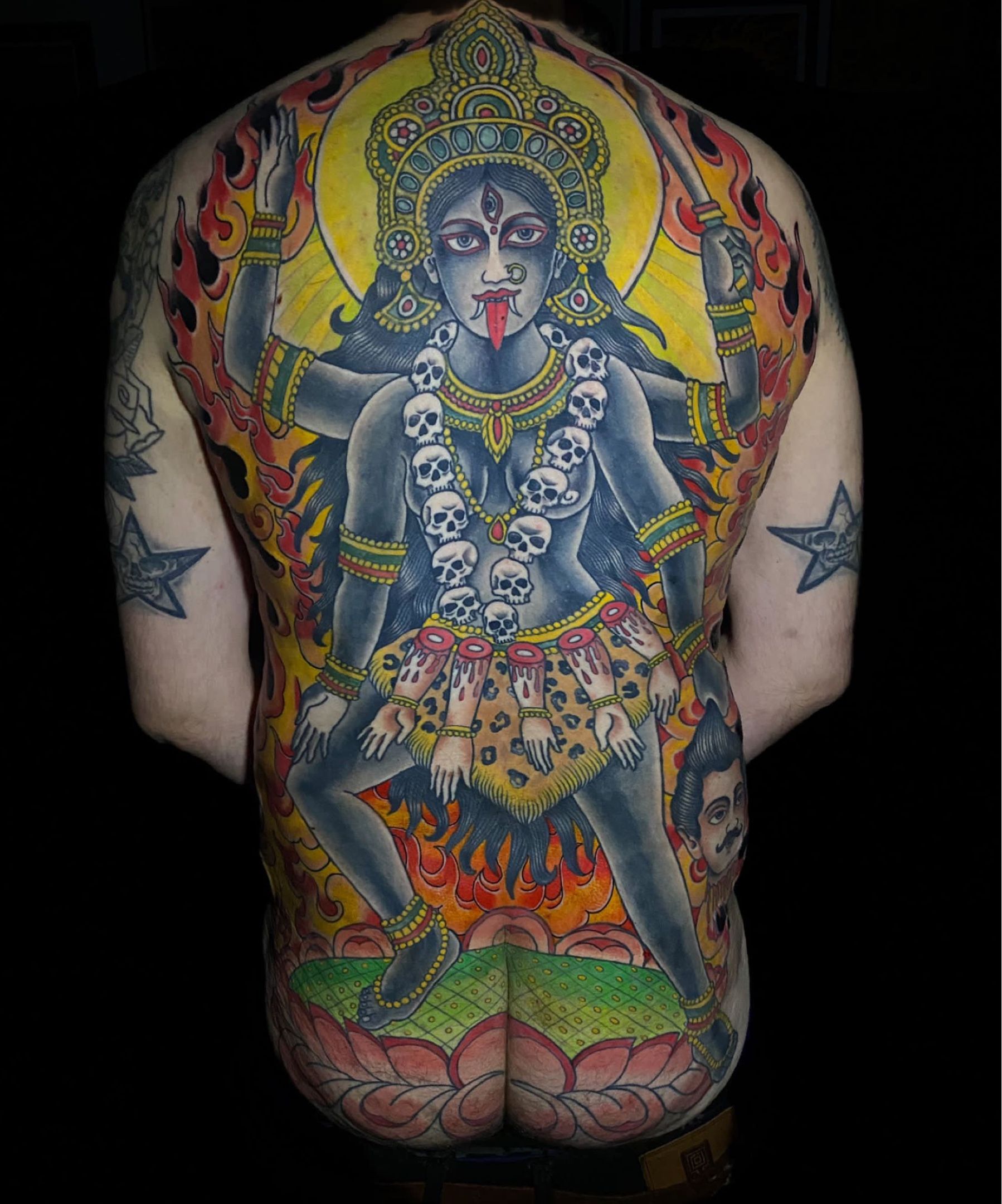 Kali tattoo represents the death of the ego and the enlightened idea that  our body is only temporary....kali is also known as the… | Instagram