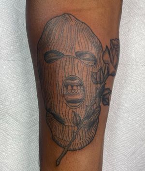 Mask On done at Enigma Tattoo Beverly Hills