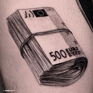 #money #cash #euros #euro #tattoomoney #tattoodo #tattoodoapp #tattoodoartclass