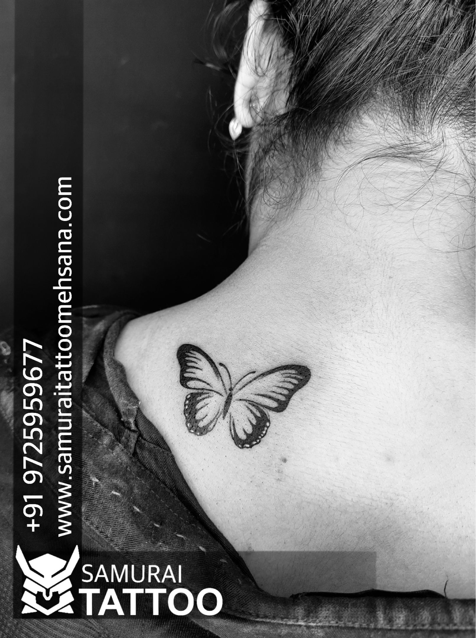 Details 74 black butterfly tattoo on shoulder best  thtantai2