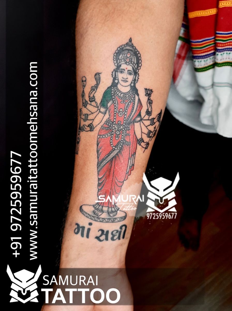 Tattoo Uploaded By Samurai Tattoo Mehsana • Sadhi Maa Tattoo Sadhi Maa Nu Tattoo Maa Sadhi 