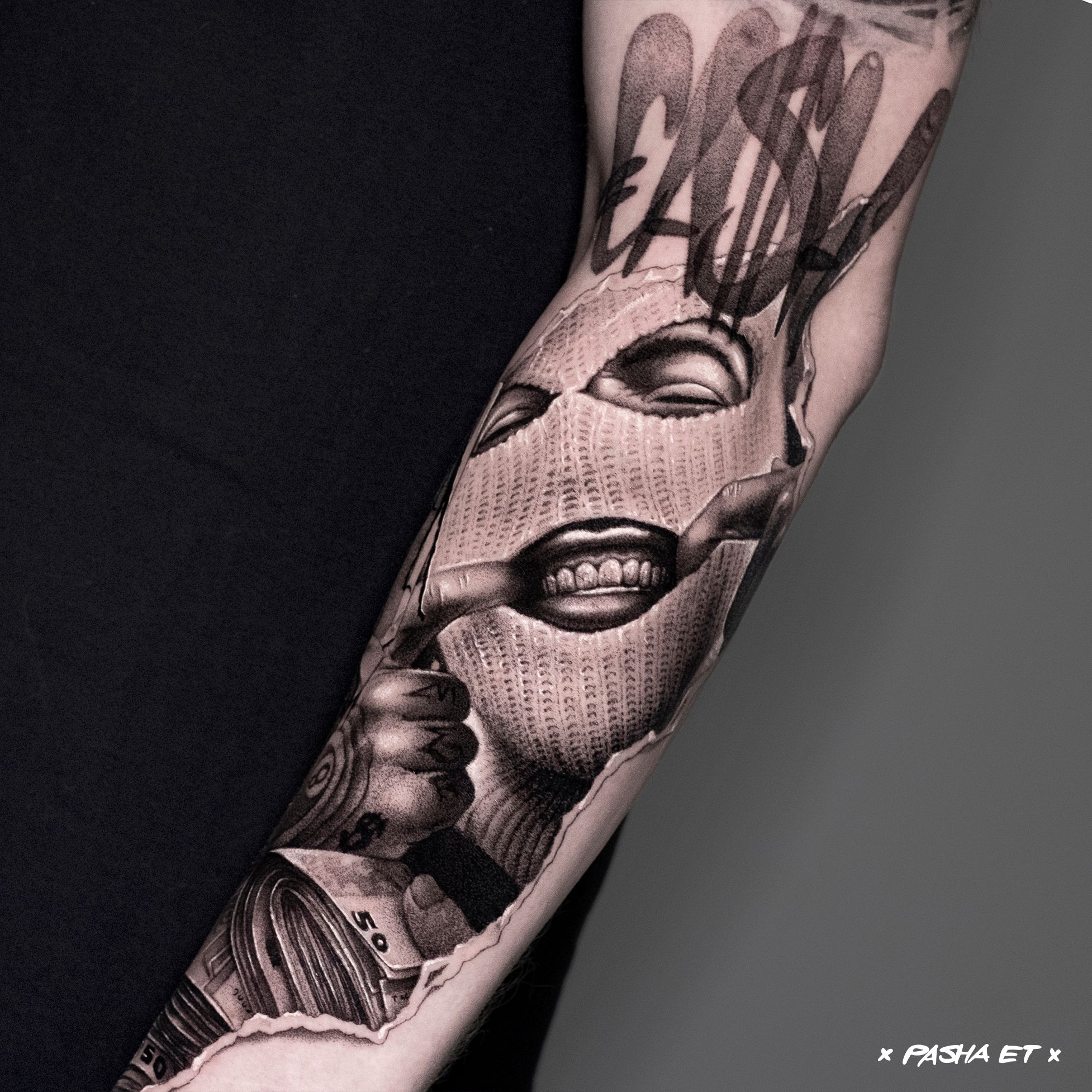 Smoking fish, different : coloured comic tattoo – Tattoo Studio München |  CHAOS CREW | Tätowierer München
