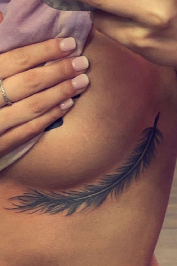 37 Classy Feather Tattoos For Waist  Tattoo Designs  TattoosBagcom
