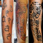 #coveruptattoo done using #crowncartridges and #sceptercartridges by @kingpintattoosupply Email to schedule appointments ettorebechis@gmail.com #kingpintattoosupply #tattoo #tattoos #inked #girlswithtattoos #tattooed #tattooart #tattooedgirls #ink #womantattoo #beautifultattoo #ideatattoo #body #tattoostudio #tattooartist #tattooshop #overlordtattoo #palmcoast #polynesiantattoo #cover up #tribal