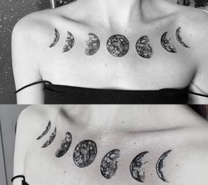 Moon phases chest piece 