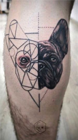 #Geometric French Bulldog 