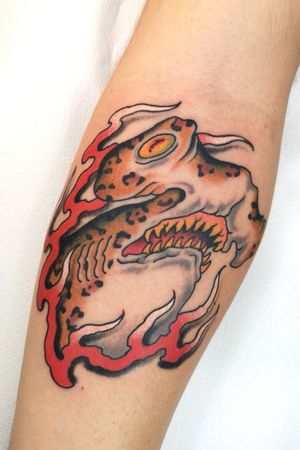 Hammerhead traditional shark tattoo