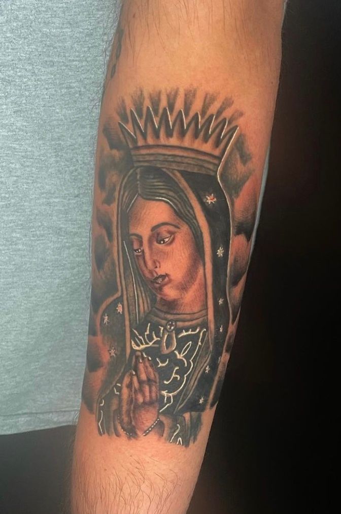 sick jesus tattoo